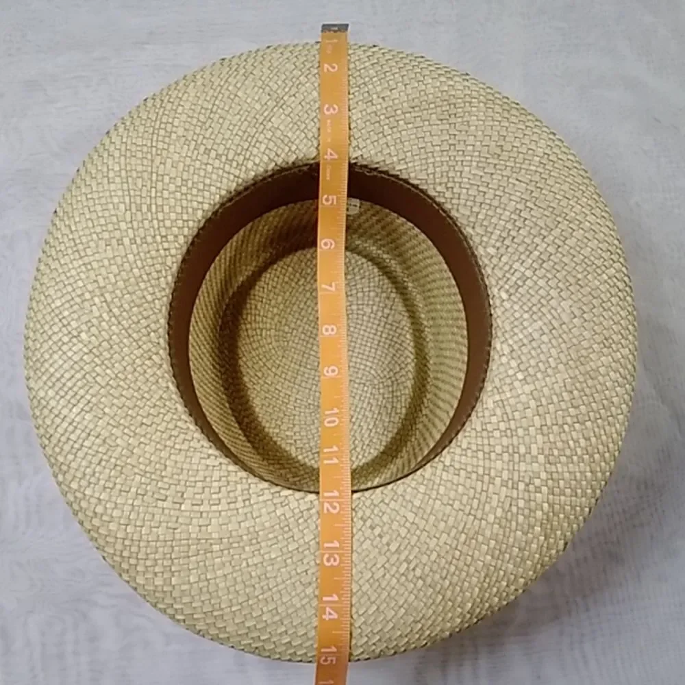 Vintage Straw Made In Philippines  Hat Size M - Picture 4 of 6